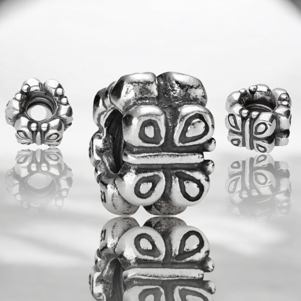 PANDORA Sterling Silver Butterfly Bead Charm Retired 790285
